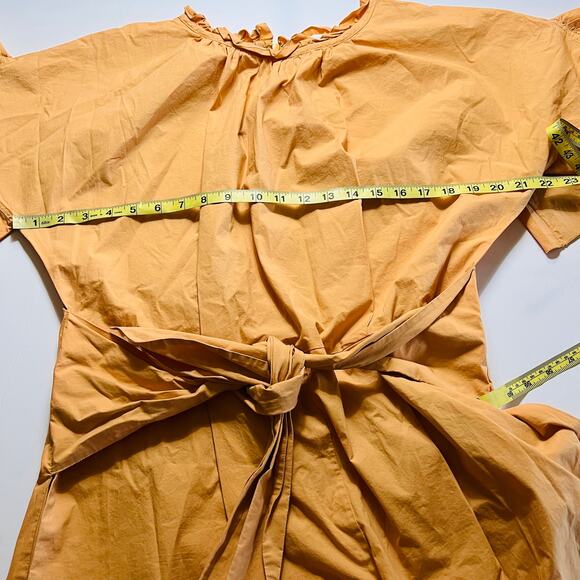 Genny Poplin Tie Front Romper Size 12 - Picture 9 of 12